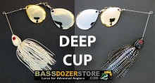 Bassdozer spinnerbaits - DEEP CUP spinner bait lures